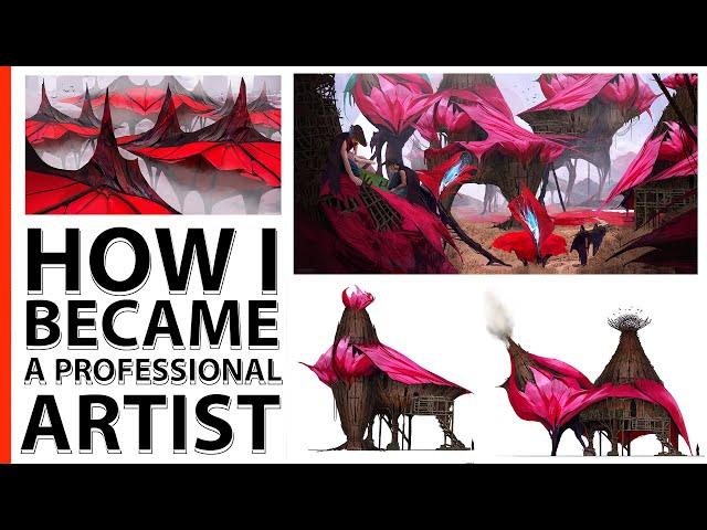 How I became a professional artist MY STORY