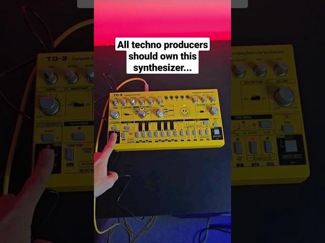 all techno producers should own this synthesizer...  #techno