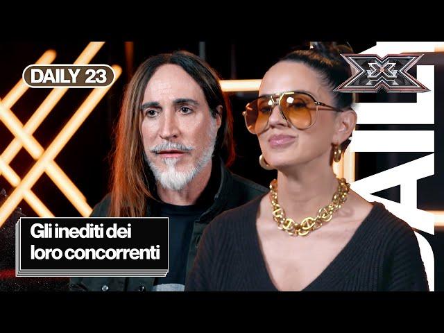 Assegnazioni e inediti dei concorrenti di Manuel Agnelli e Paola Iezzi | Daily 23 X FACTOR 2024