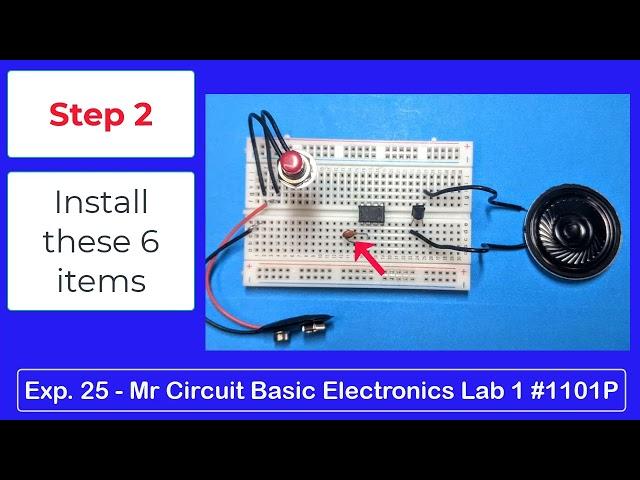 Lesson 29 - Experiment 25 "Build a Code Oscillator Circuit"