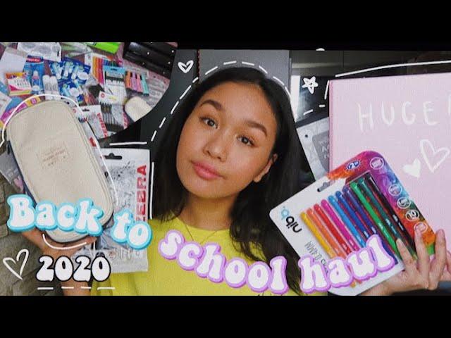 back to school haul 2020 // six-form essentials // cute stationary 