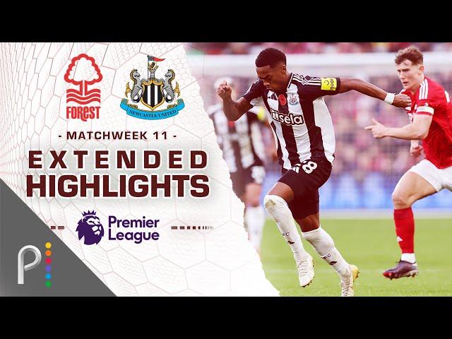 Nottingham Forest v. Newcastle | PREMIER LEAGUE HIGHLIGHTS | 11/10/2024 | NBC Sports