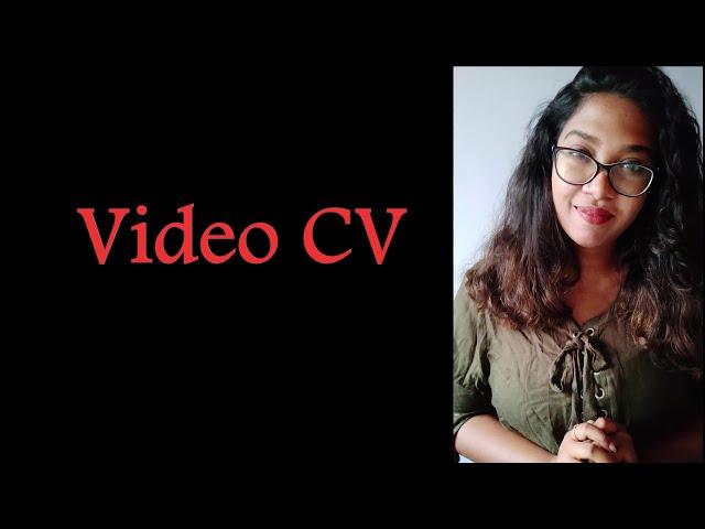 My video CV // student video resume