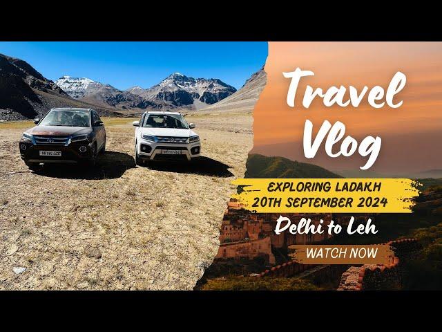 Delhi To Ladakh | Delhi To Leh By Road | EP:01 | September 2024