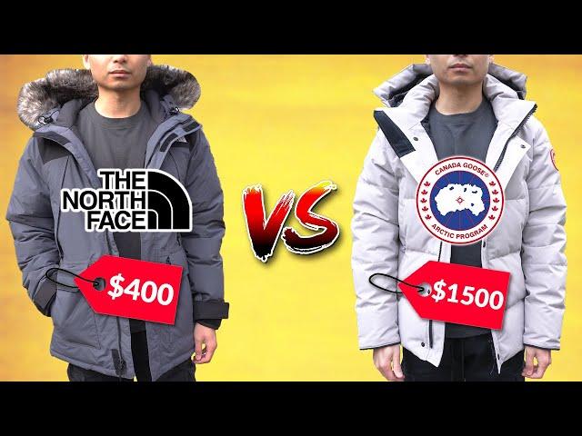 Are Canada Goose Down Jackets A Rip Off? | $400 North Face VS $1500 Canada Goose