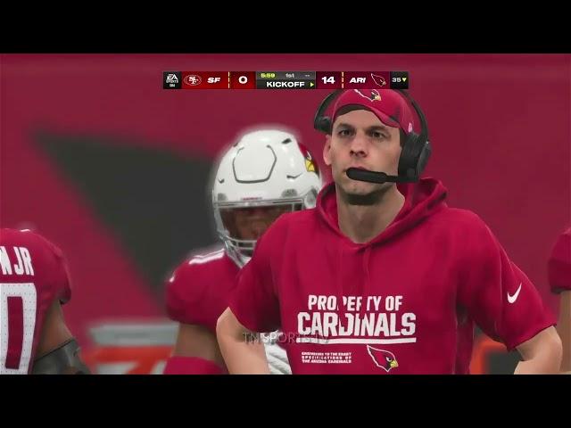 San Francisco 49ers vs Arizona Cardinals | Full Game | NFL Week 18 | Madden NFL 25