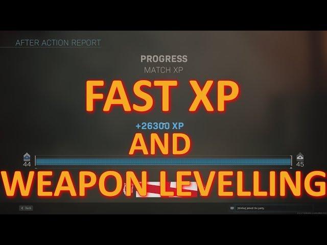 Modern Warfare: Fast XP & Weapon Levelling