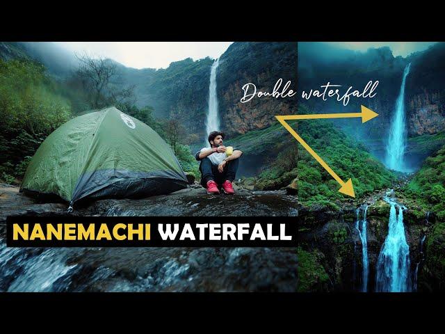 NANEMACHI Waterfall - The best Monsoon Trek in Maharashtra | Varandha Ghat | @JeevanKadamVlogs