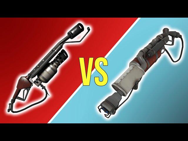 Degreaser vs Stock Flamethrower - TF2