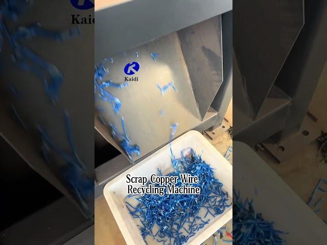 Profit from Scrap Wires: See Our Shredder & Copper Recycling Machine in Action! #copperwire