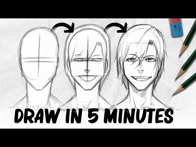 How to draw a face | My Method | DrawlikeaSir