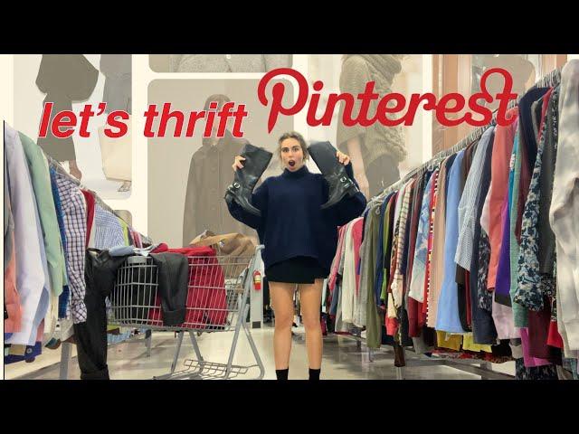 my best thrift?? thrifting my fall moodboard + thrift haul at the end