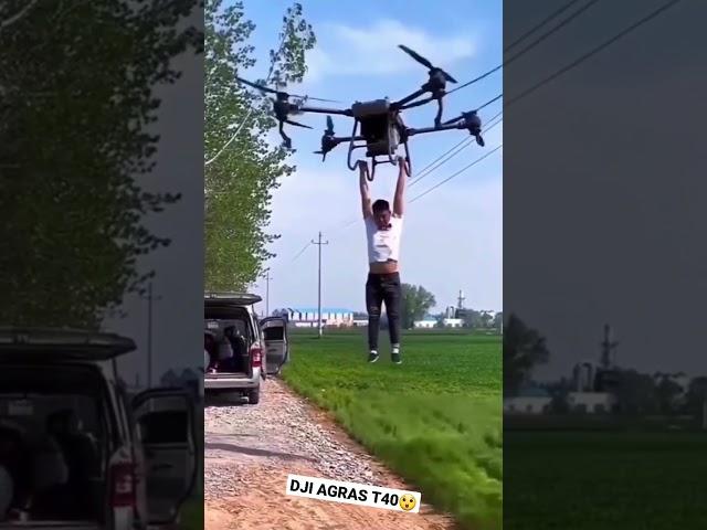 Capacidad de despegue máximo de 101kg DJI AGRAS T40.