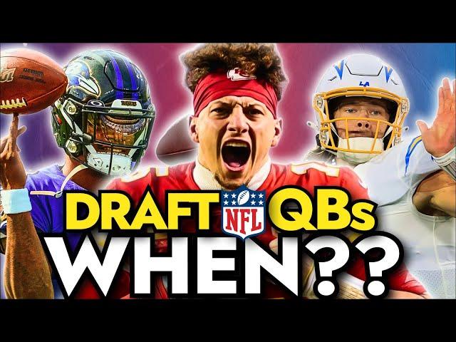 When To Draft Fantasy Football QBs ... Per Data