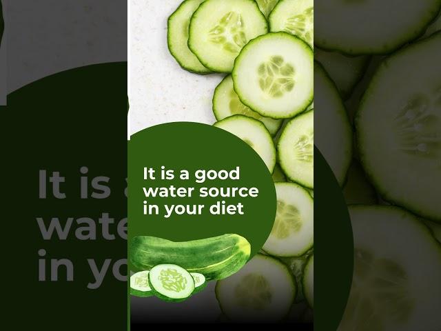 Healthy Benefits of Cucumber