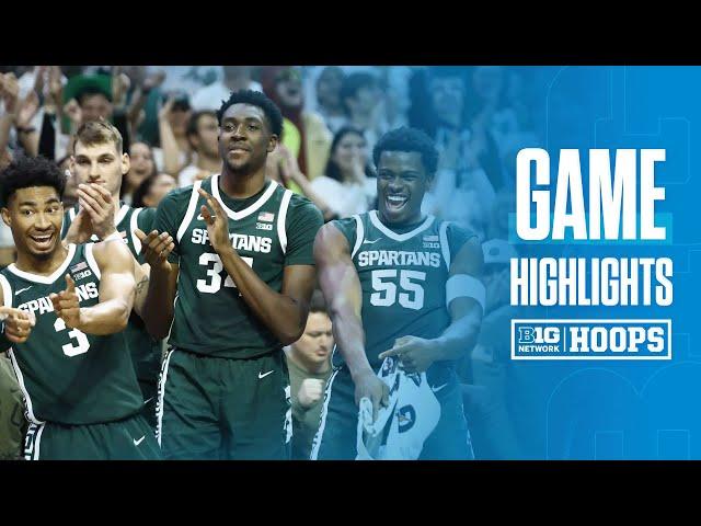 Bowling Green at Michigan State | Highlights | Big Ten Men's Basketball | 11/16/2024