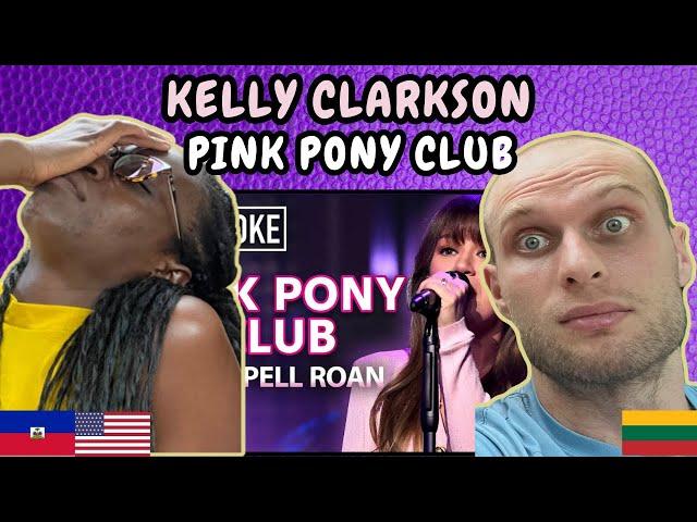 REACTION TO Kelly Clarkson - Pink Pony Club (Live on Kellyoke) | FIRST TIME HEARING