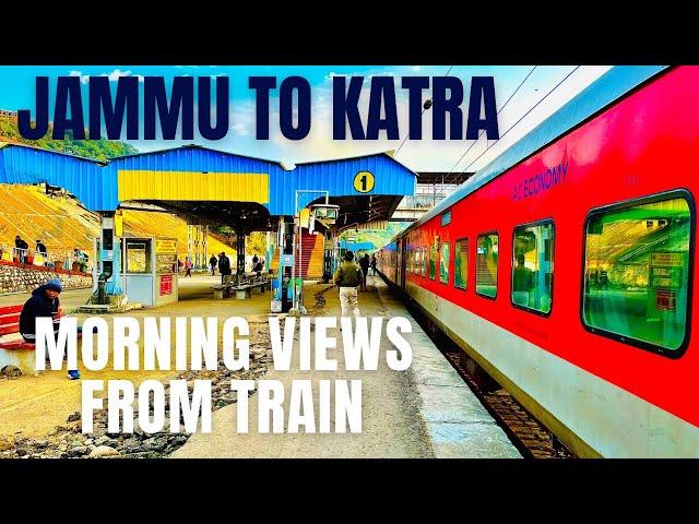 jammu to katra train route video| jammu to katra by train| viashno devi train | vaishno devi yatra