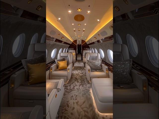 Inside Private Jet #privatejet #millionaire #billionaire #rich #richlifestyle #jet #richlife #wealth