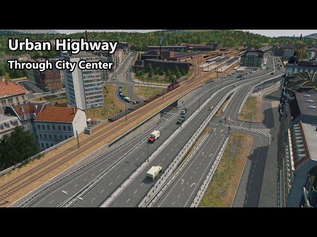 Ruthless City Rework with Urban Highway  - Cities: Skylines - Altengrad 73