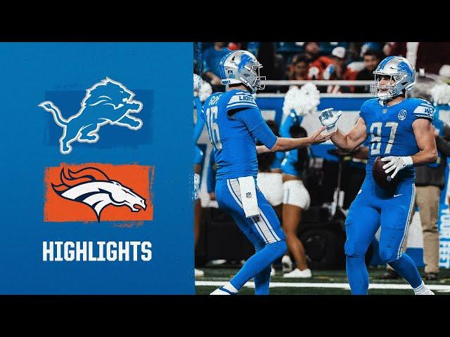 Jared Goff's HUGE game leads the Lions to a win over the Broncos | 2023 Week 15 Game Highlights