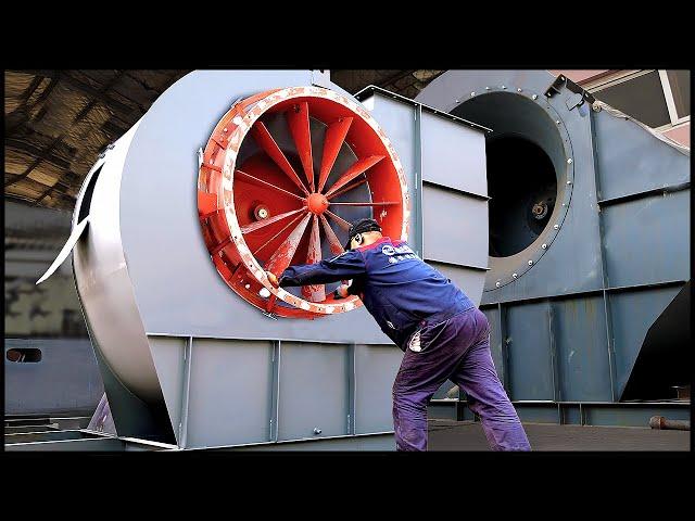 Amazing Marine Centrifugal Fan Making Process! Impressive Factory！