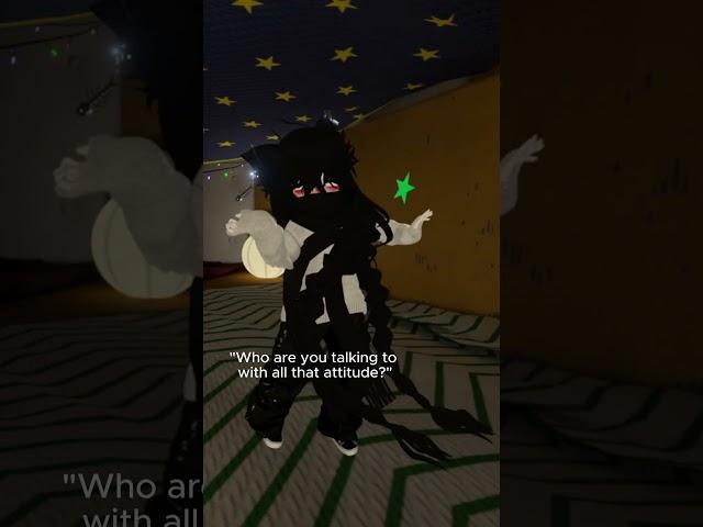 It's like "I'm talking to you duh, silly goose "  #vrchat #vrc