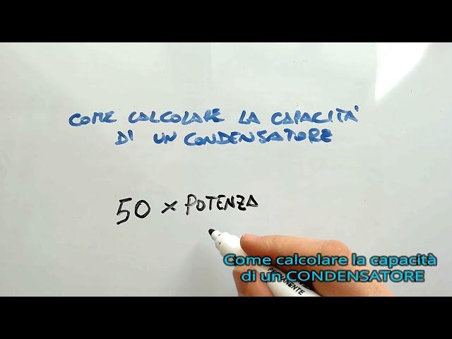 Come calcolare la capacità di un condensatore