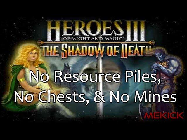 Heroes of Might and Magic III: No Resource Piles, No Chests, & No Mines 1v7 FFA (200%)