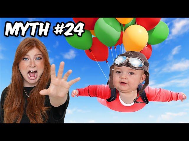 Busting 100 BABY MYTHS in Real Life!