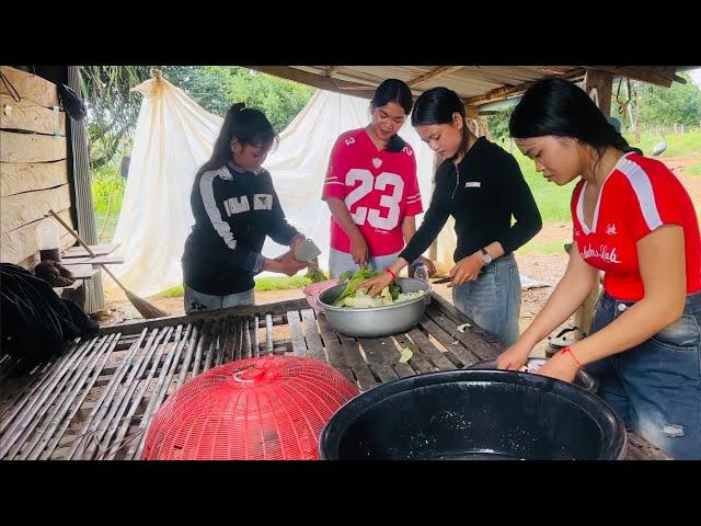 Visiting a relative's house at Kamping Puoy, Battambang