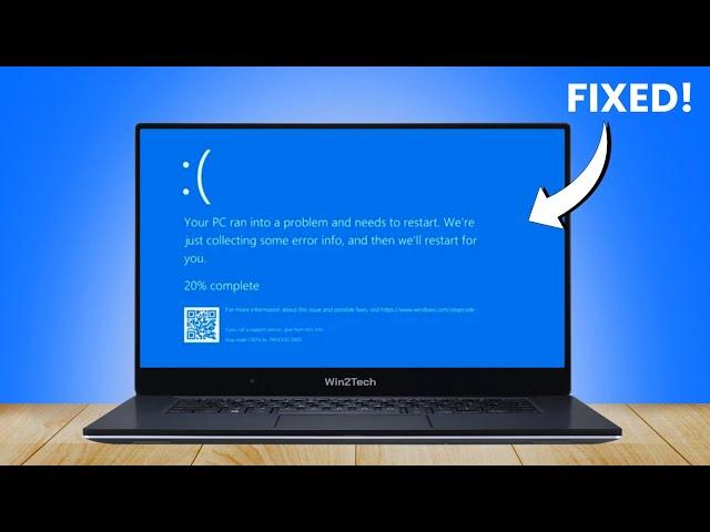 How To Fix Critical Process Died Blue Screen Error on Windows 10 & 11