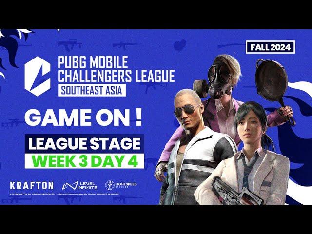 [EN] PMCL SEA Fall 2024 - League Stage (Week 3 Day 4)