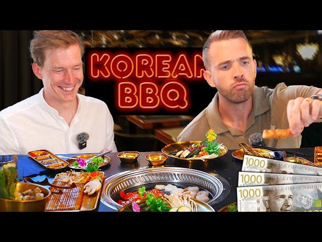 Hur hög nota kan vi få på en korean BBQ?