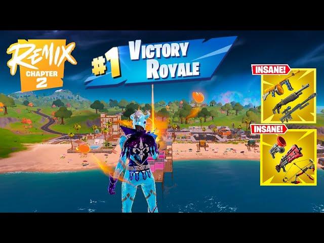 110 Kill Solo Vs Squads Wins Gameplay Full Game (Fortnite Chapter 2 Remix Ps4 Controller)