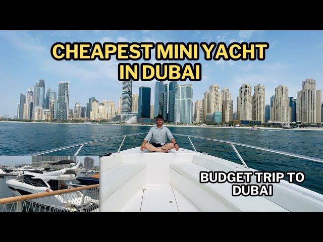 I Rented a Cheapest Private Yacht in Dubai | Exploring Dubai in Budget | Explore with Faisal