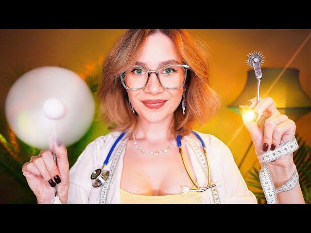 ‍️ ASMR INAUDIBLE DOCTOR  Cranial Nerve Exam, Measuring, Medical RP