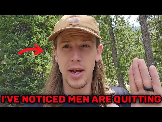 American Men Are Agreeing To Quit Society