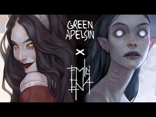 Speedpaint (CLIPSTUDIO) Mermaid's Curse / Fox Hunt [Green Apelsin]