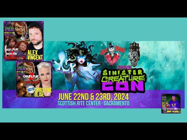 Child's Play Panel featuring Alex Vincent (Andy Barclay) and Christine Elise (Kyle) SCC June 2024