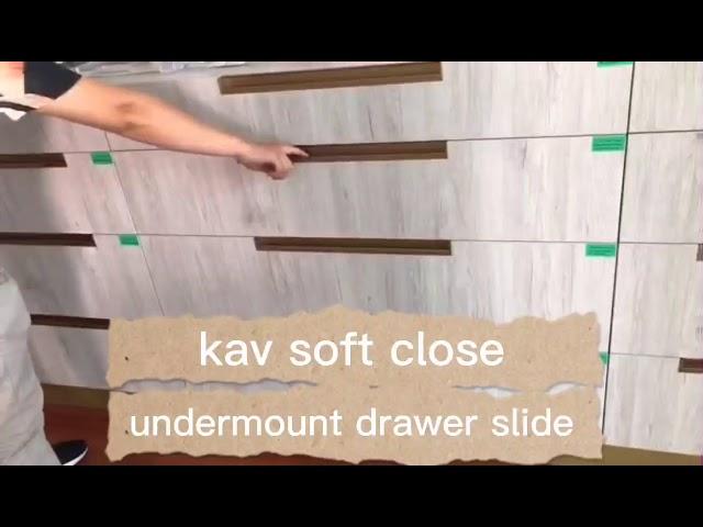 kav undermount drawer slide