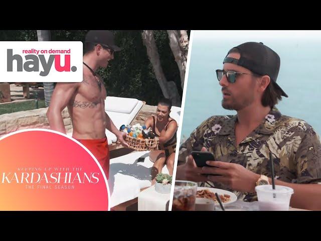 Scott Gets Jealous Of Kourtney's Hot Lifeguard | Season 20 | Keeping Up With The Kardashians