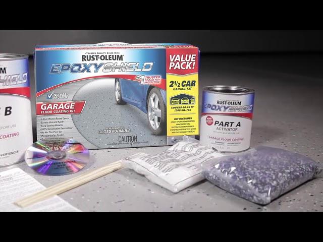 How to Use Rust-Oleum® Epoxyshield® Garage Floor Coating Kit to Transform Your Floor