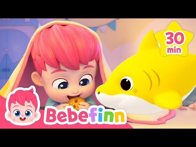 Sing along Bebefinn! | Baby Shark yes Papa! | + Best Songs Compilation | Nursery Rhymes & Kids Songs