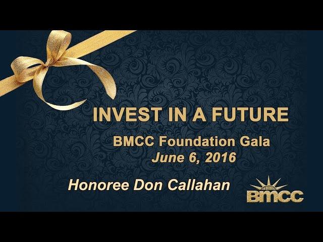 BMCC 2016 Foundation Gala event–Don Callahan