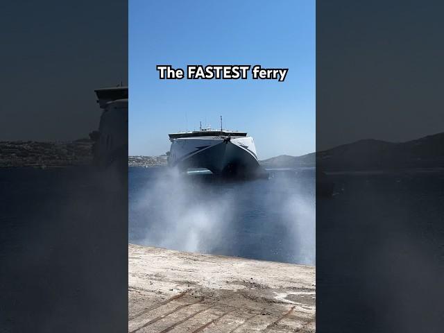 The fastest ferry in Cyclades, SEAJETS #catamaran #sailing #sea