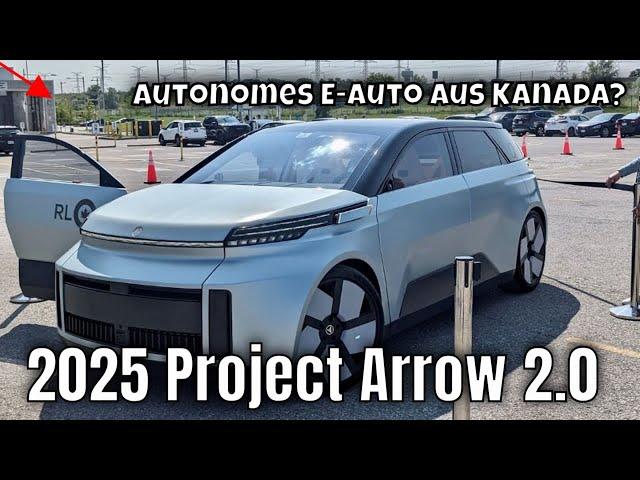 Project Arrow 2.0: Kanadas autonomes E-Auto mit 7 Mio. Förderung | die Fakten