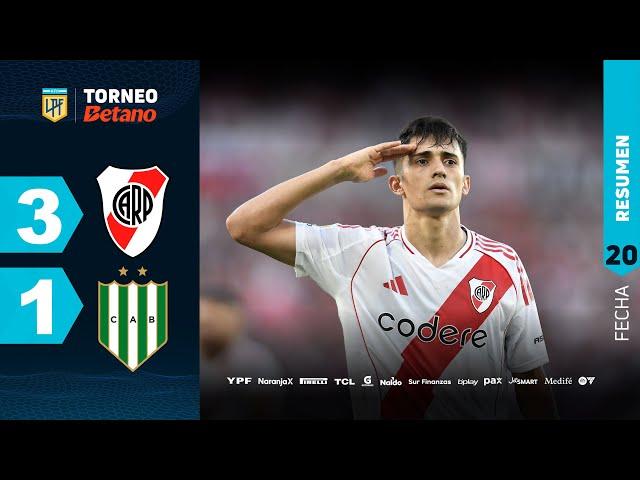 RIVER 3 - 1 BANFIELD I Resumen del partido | #TorneoBetano 2024