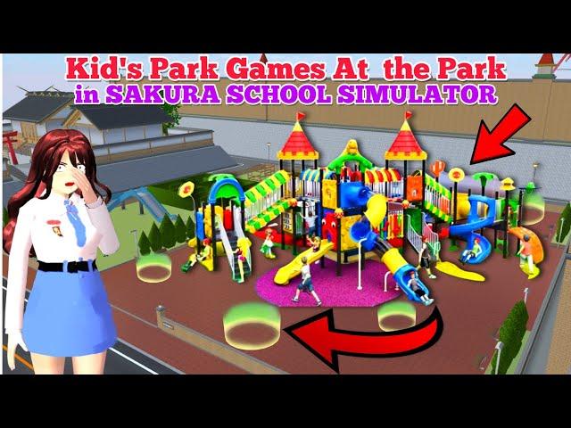 New Kids PARK GAME at PARK in UPDATE Sakura School Simulator