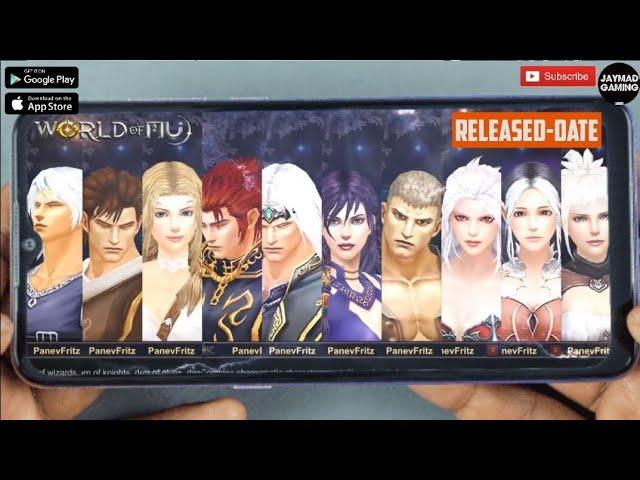WORLD OF M.U (UPCOMING) 2025 Online Classic-RPG Mobile Class-Gameplay + Released-Date